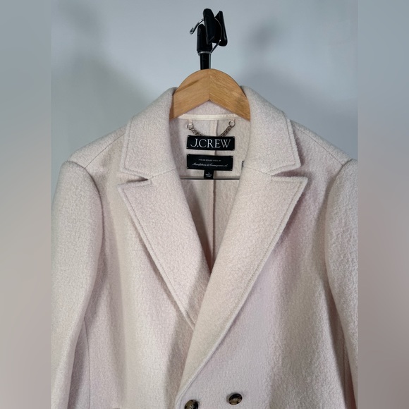 Jcrew Petite new Daphne topcoat in Italian boiled wool - Picture 2 of 8